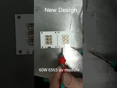 УФ-ЛЕД-модуль 60 Вт ламповые шарики кварцевые линзы от 365 нм до 405 нм